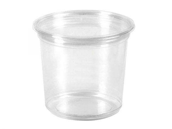 Bio-Deli Becher aus PLA 700 ml Ø 121 mm Deli Feinkostbecher (500 Stk.)