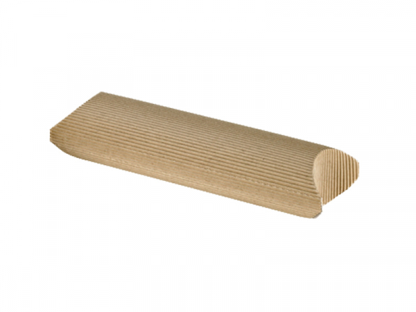 Sandwich-Etui Wraptasche braun aus gewelltem Karton 240x100x58 mm (450 Stk.)