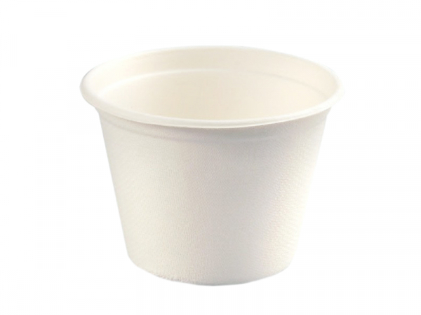 Suppen Bio-Eiscreme Becher aus Zuckerrohr Ø 116 mm 350 ml weiß (500 Stk.)