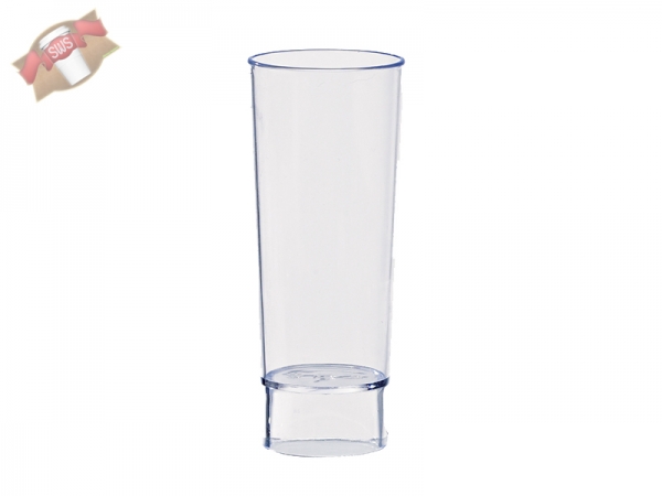 Bio PLA Mini-Glas transparent "SHOT" 35x3x92mm (240 Stück)