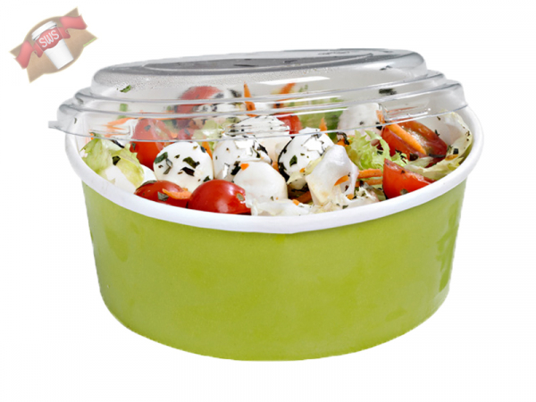 To Go-Becher Suppe/Salat "Buckaty" rund grün 900 ml (360 Stk.)