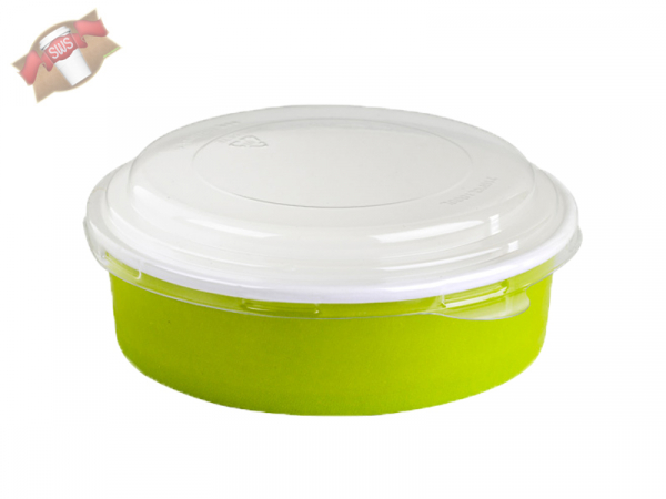 To Go-Becher Suppe/Salat "Buckaty" rund grün 580 ml (360 Stk.)