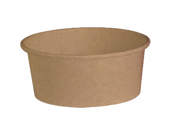 Bio To Go-Becher Suppe/Salat "Buckaty" rund braun 750 ml (360 Stk.)