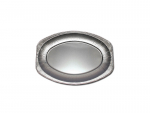 Aluservierplatte Servierplatte klein 35x24,5x2,5 cm (10 Stk.)