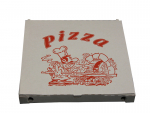 Pizzakarton Pizzabäcker 34,5 cm Pizzaschachtel Pizzabox (150 Stk.)