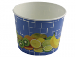 Eisbecher Hartpapierbecher 500/580 ml Früchte (50 Stk.)