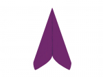 Airlaid Serviette Premium 40 x 40 cm 1/4 Falz violett (800 Stk.)