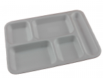 Menüteller Menütablett XPS 5-geteilt ERZE 35,1 x 26,4 x 2,7 cm (200 Stk.)