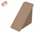 Mehrweg Sandwichboxen „ToGo“, braun 185 x 75 x 90 mm (50 Stk.)